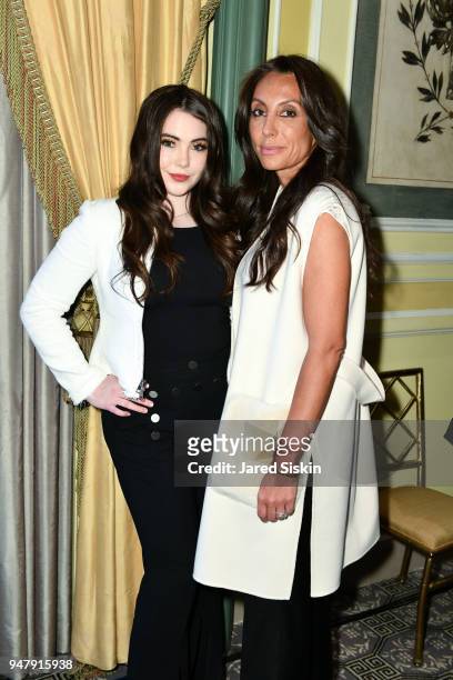 McKayla Maroney and Vicky Cornell attend The New York Society for the Prevention of Cruelty to Children's 2018 Spring Luncheon at The Pierre Hotel on...