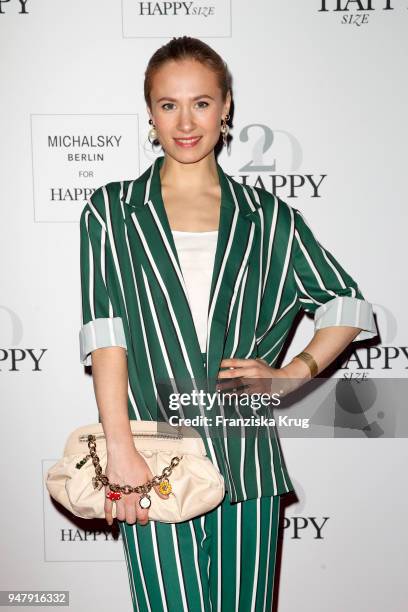 Alina Levshin during the Happy Size X Michalsky launch event on April 17, 2018 in Hamburg, Germany.