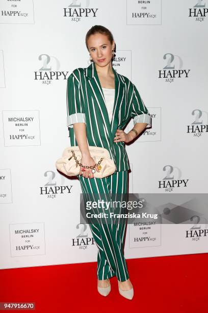 Alina Levshin during the Happy Size X Michalsky launch event on April 17, 2018 in Hamburg, Germany.