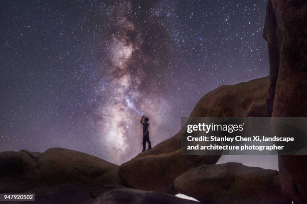 the search of stars - starry vault stock pictures, royalty-free photos & images