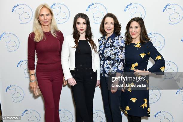 Valesca Guerrand-Hermes, McKayla Maroney, Dr. Mary L. Pulido and Elizabeth Mayhew attend The New York Society for the Prevention of Cruelty to...