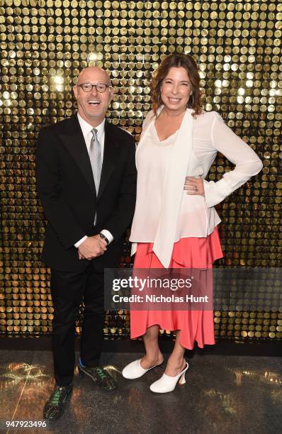 David Berliner and The Shelby White and Leon Levy Director, Brooklyn Museum Anne Pasternak attend The Eighth Annual Brooklyn Artists Ball At The...