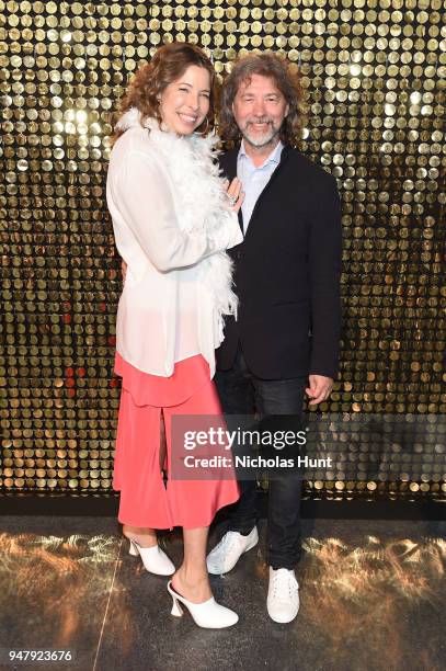 The Shelby White and Leon Levy Director, Brooklyn Museum Anne Pasternak and artist Mike Starn attend The Eighth Annual Brooklyn Artists Ball At The...