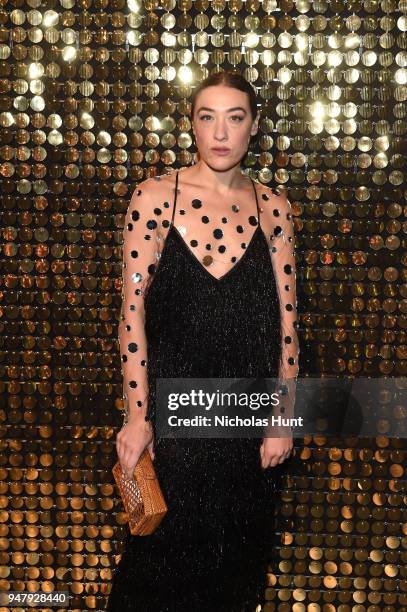 Actress Mia Moretti attends the Eighth Annual Brooklyn Artists Ball at The Brooklyn Museum on April 17, 2018 in New York City.