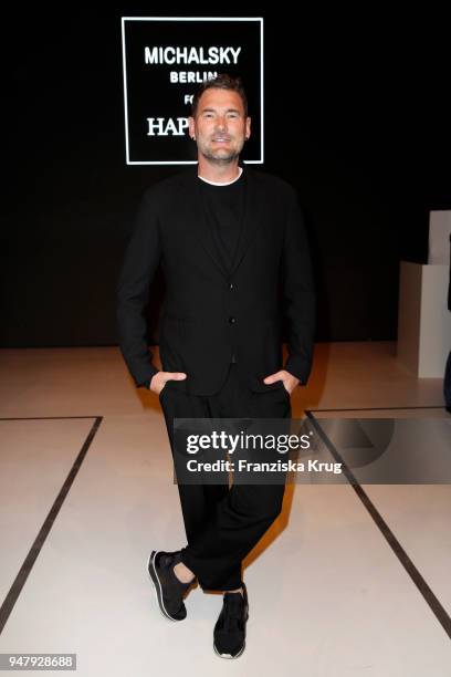 Designer Michael Michalsky during the Happy Size X Michalsky launch event on April 17, 2018 in Hamburg, Germany.