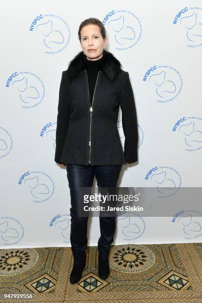 Diana Douglas attends The New York Society for the Prevention of Cruelty to Children's 2018 Spring Luncheon at The Pierre Hotel on April 17, 2018 in...