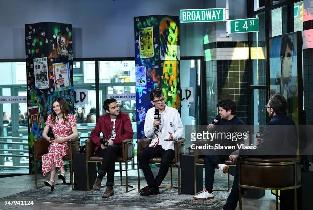 Actors Maude Apatow, Alex Wolff, Asa Butterfield and director/screenwriter Peter Livolsi visit Build Series to discuss "The House of Tomorrow" at...