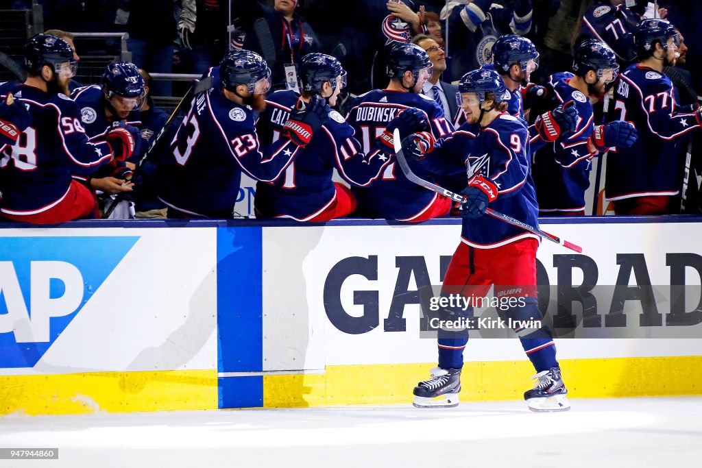 Washington Capitals v Columbus Blue Jackets - Game Three