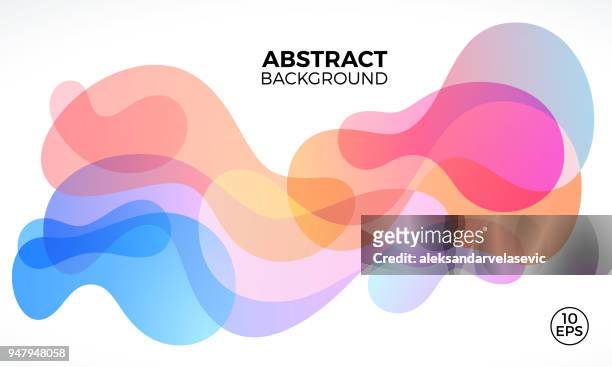 abstract freeform background - lava lamp stock illustrations