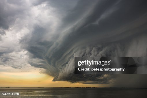 Epic super cell storm cloud Epic super cell storm cloud