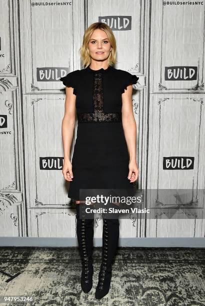 Actor/director Jennifer Morrison visits Build Series to discuss her film "Sun Dogs" at Build Studio on April 17, 2018 in New York City.