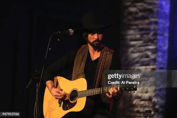 Ryan Bingham performs in concert at City Winery on April 17, 2018 in New York City.