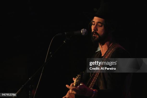 Ryan Bingham performs in concert at City Winery on April 17, 2018 in New York City.