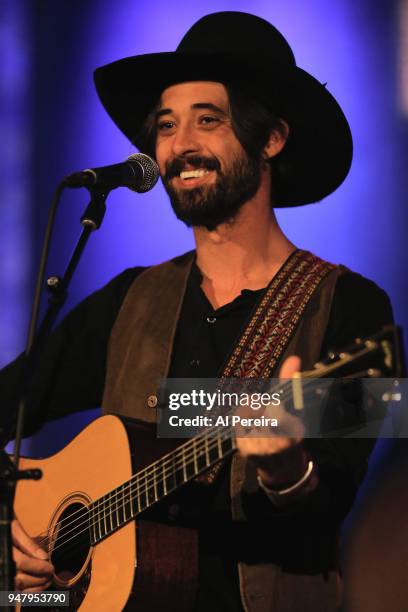 Ryan Bingham performs in concert at City Winery on April 17, 2018 in New York City.