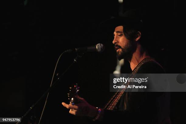 Ryan Bingham performs in concert at City Winery on April 17, 2018 in New York City.