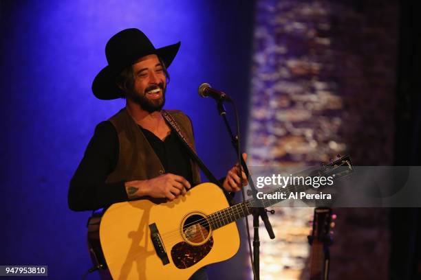 Ryan Bingham performs in concert at City Winery on April 17, 2018 in New York City.