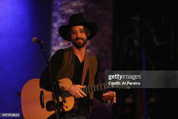 Ryan Bingham performs in concert at City Winery on April 17, 2018 in New York City.