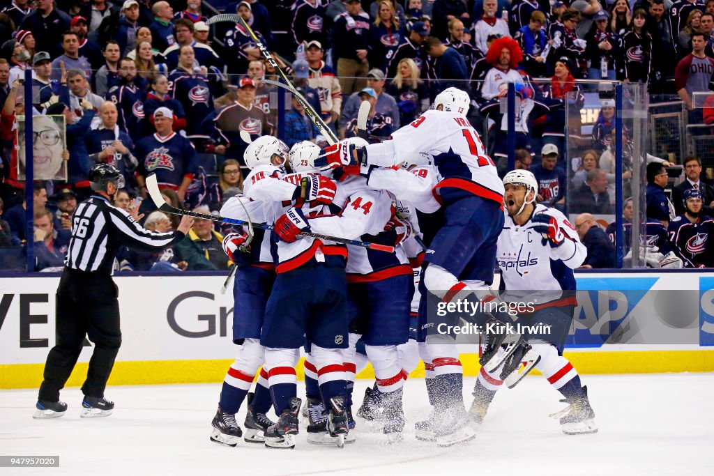 Washington Capitals v Columbus Blue Jackets - Game Three