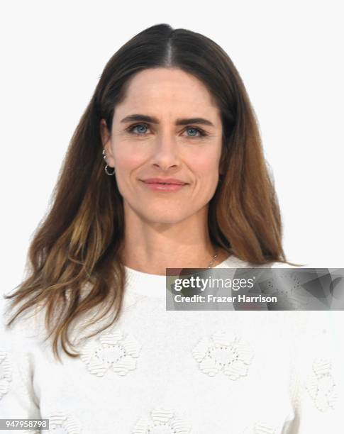 Amanda Peet attends the premiere of STX Films' "I Feel Pretty" at Westwood Village Theatre on April 17, 2018 in Westwood, California.