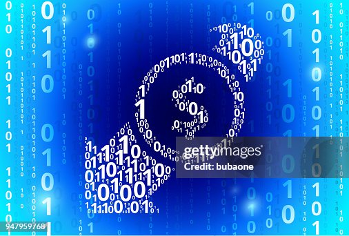 Decrease in Dollar Rate Binary Code Blue Vector Pattern Background Decrease in Dollar Rate Binary Code Blue Vector Pattern Background