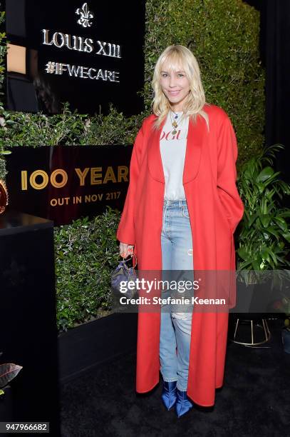 April Roomet attends LOUIS XIII Cognac Presents "100 Years" - The Song We'll Only Hear #IfWeCare - by Pharrell Williams at Goya Studios on April 17,...