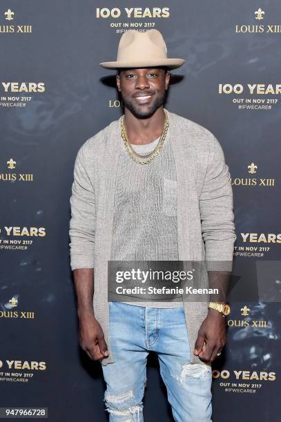 Lance Gross attends LOUIS XIII Cognac Presents "100 Years" - The Song We'll Only Hear #IfWeCare - by Pharrell Williams at Goya Studios on April 17,...