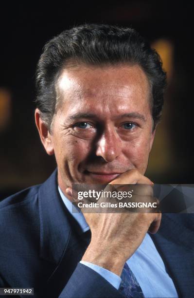 Dominique Baudis, ancien journaliste et maire de Toulouse en janvier 1993 a Toulouse, France.