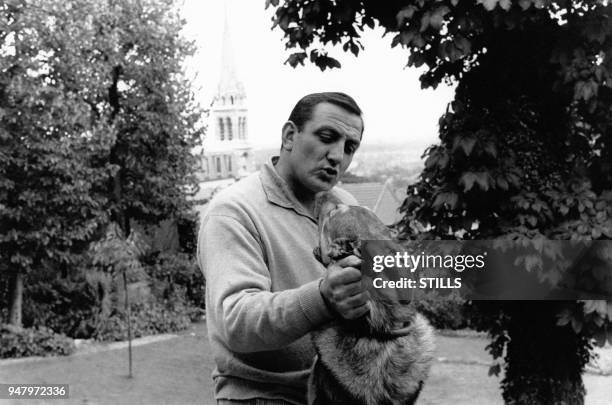 Acteur Lino Ventura en 1960.