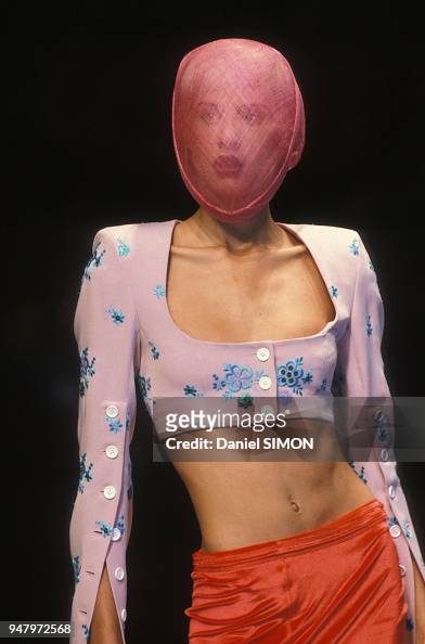 Rifat Ozbek's model at Ready To Wear Spring Summer 1995 show on... News ...