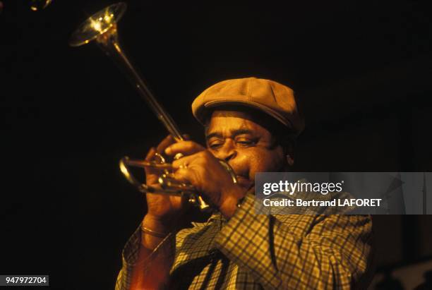 Dizzy Gillespie en concert a Paris le 7 novembre 1983 a Paris, France.