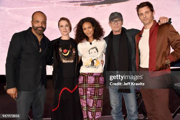 Jeffrey Wright, Evan Rachel Wood, Thandie Newton, Ed Harris, and James Marsden attend the FYC Event for HBO's WESTWORLD Season 2 at ArcLight Cinemas...