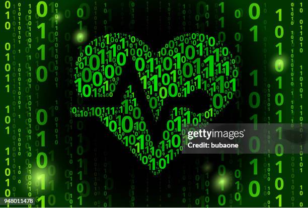 Heart Bit Code 36 Binary Code Heartbeat Stock Photos, High-Res Pictures, and Images ...