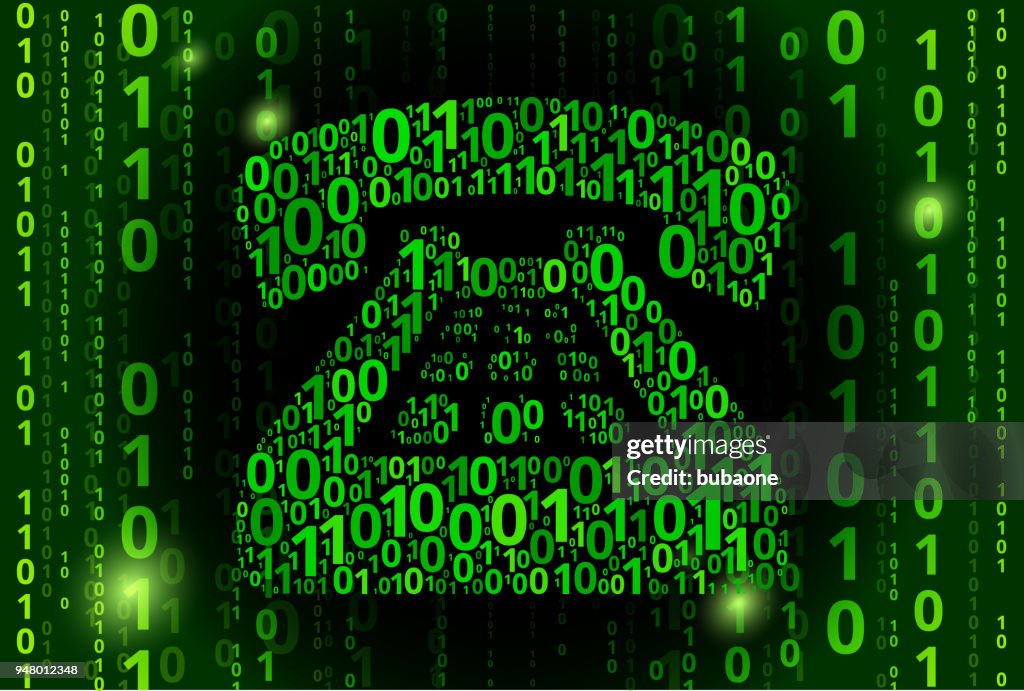 Is Cell Phone Using Binary Code Telephone Binary Code Vector Pattern Background High-Res Vector Graphic ...