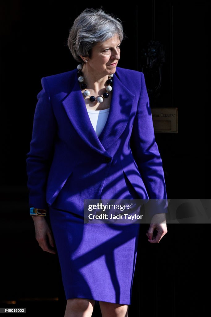 Commonwealth Leaders Hold Bilateral Talks With Theresa May