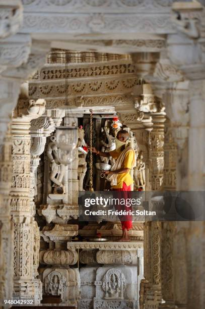 The Jain temple at Ranakpur. The marble Jain temple at Ranakpur dates from the mid 15th century and is dedicated to Adinath . Adinath, whose meaning...