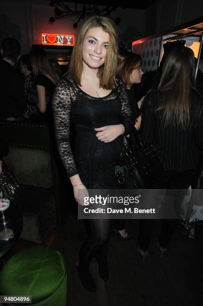 Lola Lennox attends an event to launch model Erin Wasson's Maybelline Calendar at Bungalow 8, St Martin's Lane on December 18, 2009 in London.