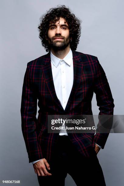 Spanish actor Tamar Novas is photographed on self assignment during 21th Malaga Film Festival 2018 on April 14, 2018 in Malaga, Spain.