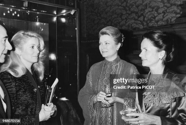 Catherine Deneuve, Grace de Monaco and Anne-Aymone Giscard d'Estaing.