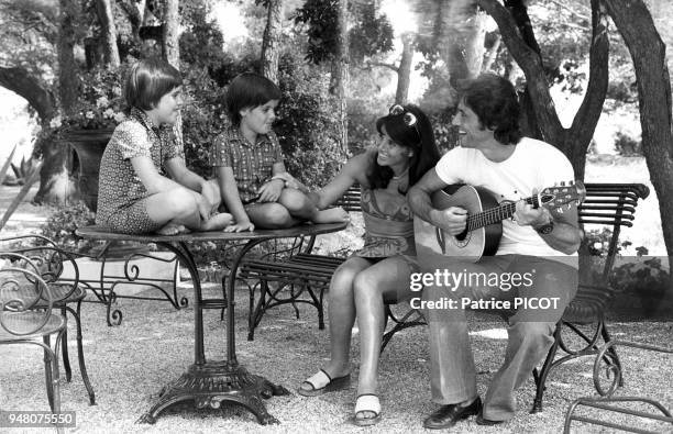 Sacha with Francine, Julien and Laurent.