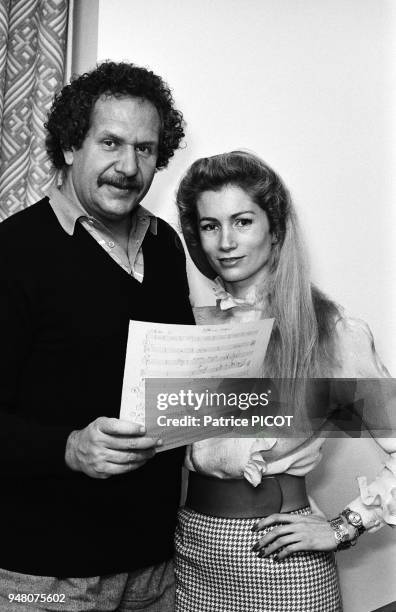 Mort Shuman with his wife at home.