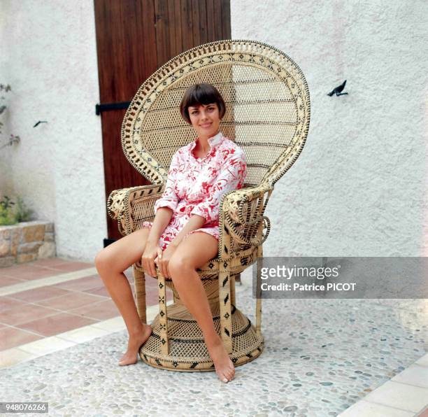 Mireille Mathieu en vacances, 1969.