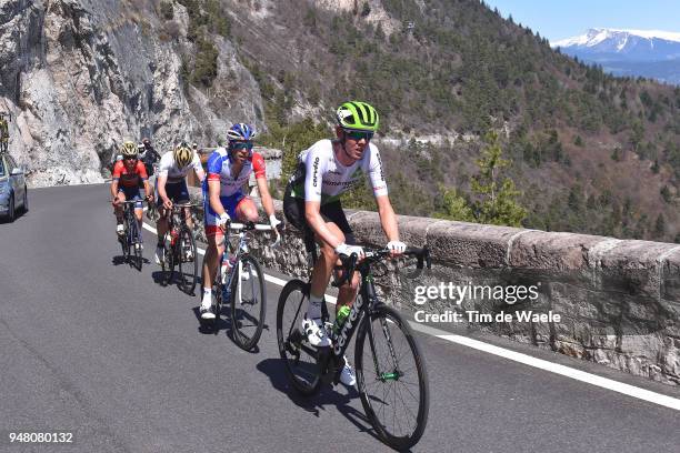 Thibaut Pinot of France and Team Groupama FDJ / Domenico Pozzovivo of Italy and Team Bahrain Merida / Ben O Connor of Australia and Team Dimension...