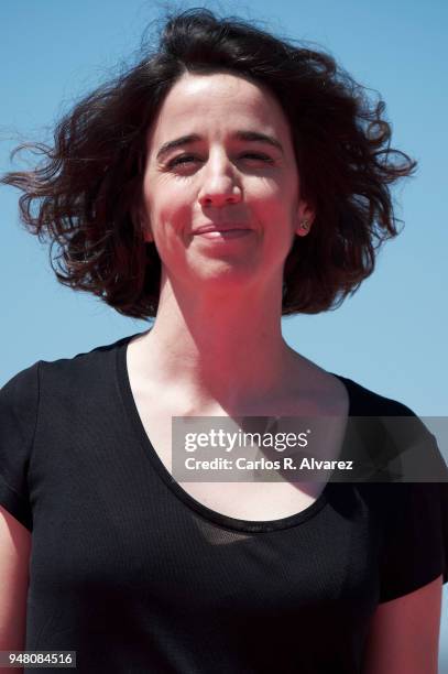 Director Mar Coll attends 'Matar al Padre' photocall during the 21th Malaga Film Festival on April 18, 2018 in Malaga, Spain.