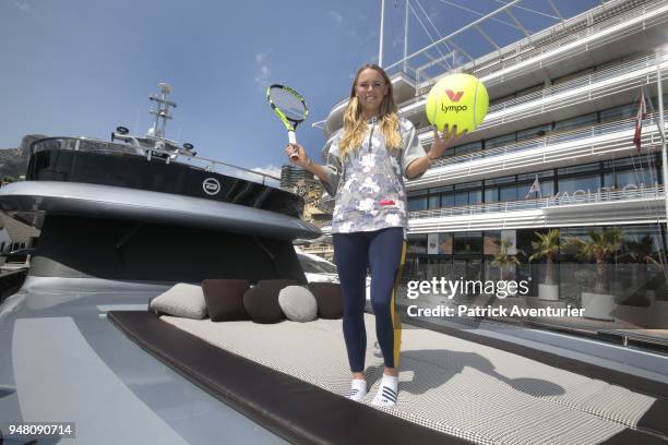 Tennis superstar Caroline Wozniacki serves up a partnership with fitness app Lympo, which provides rewards for physical activity, at Le Meridien...