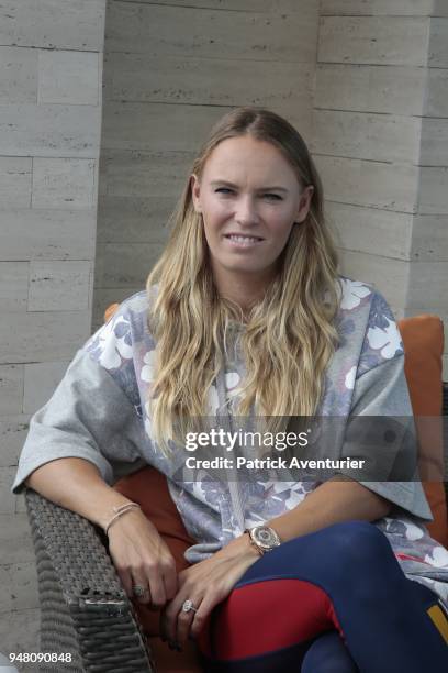 Tennis superstar Caroline Wozniacki serves up a partnership with fitness app Lympo, which provides rewards for physical activity, at Le Meridien...