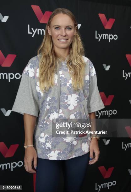 Tennis superstar Caroline Wozniacki serves up a partnership with fitness app Lympo, which provides rewards for physical activity, at Le Meridien...