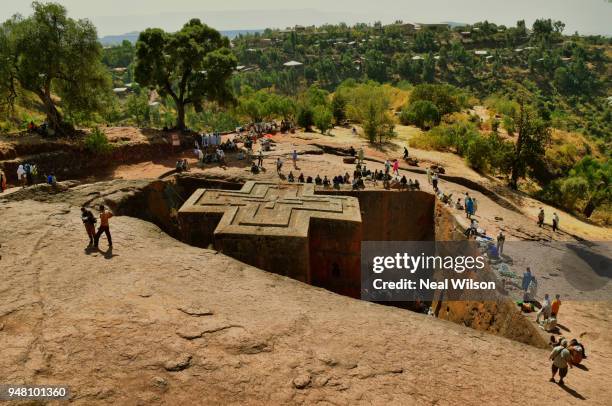 lalibela, ethiopia - rock hewn stock pictures, royalty-free photos & images