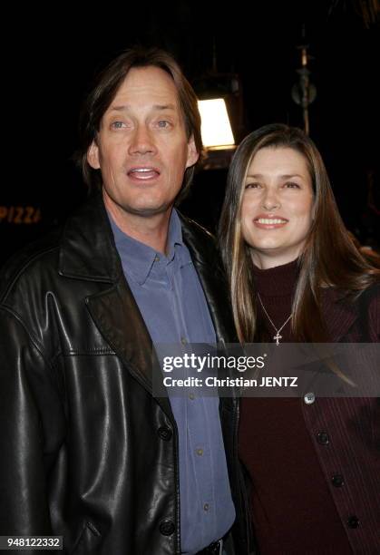 Westwood - Kevin Sorbo and wife attend the "The Family Stone" Los Angeles Premiere at the Mann Village Theater in Westwood, California, United...