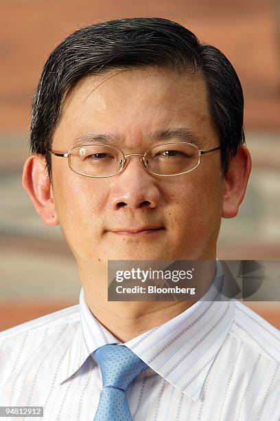 Asset Management senior portfolio manager and chief equity strategist Peter Chiang stands for a portrait in Singapore, Monday, April 10, 2006....