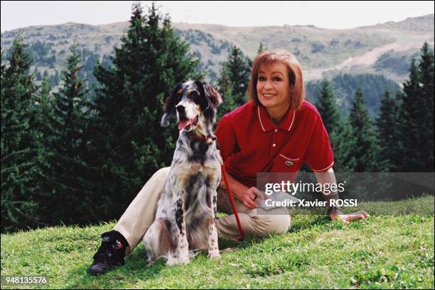 French actress Marie Versini.